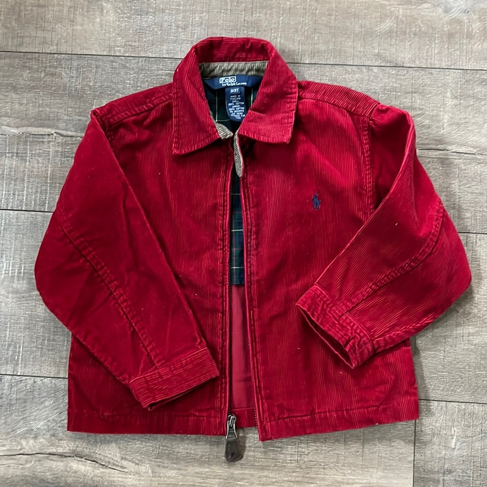 Boy Polo Corduroy Jacket 3T